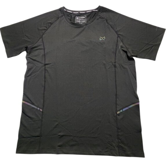 Muezna Men's T-Shirt Quick-Dry Workout Running Breathable Cool Performance Sz M - Picture 1 of 7